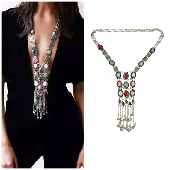 Jewelry - ✨New! Boho Glam Statement Necklace